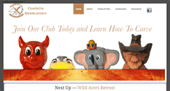 Desktop Screenshot of charlottewoodcarvers.com